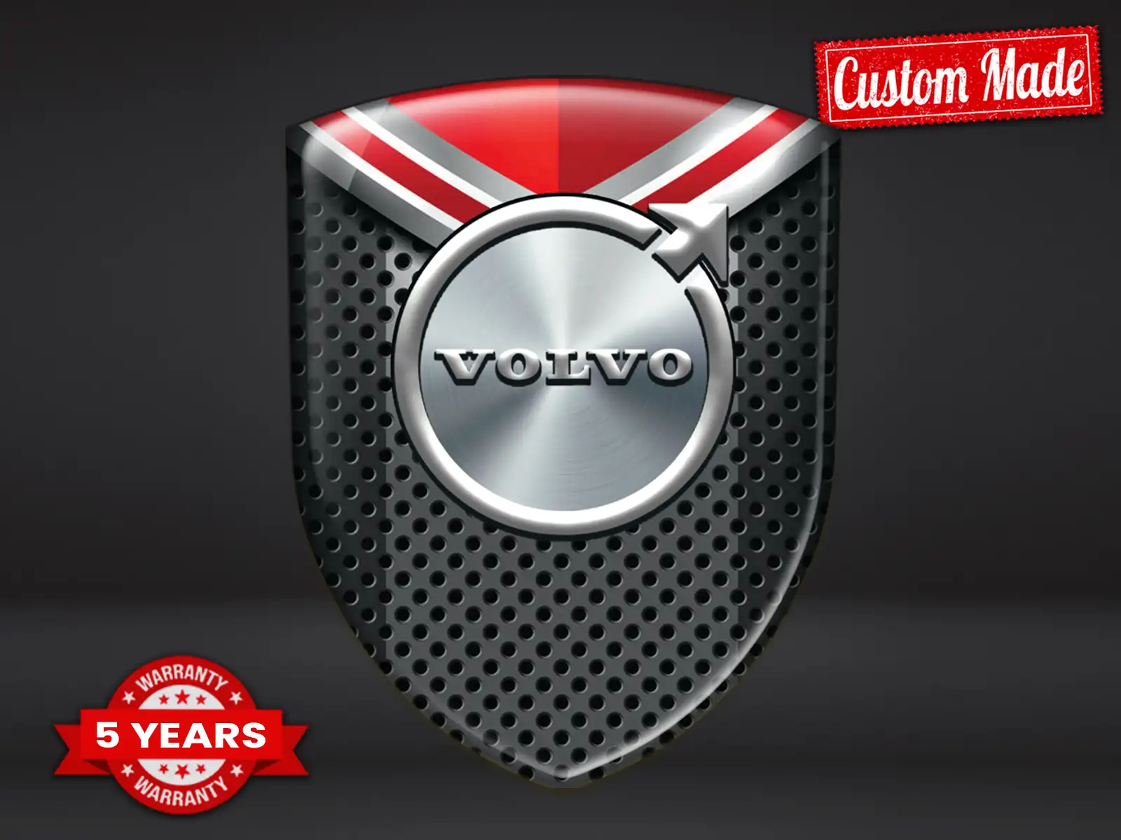 Volvo Domed Stickers Durable Premium Max High Quality